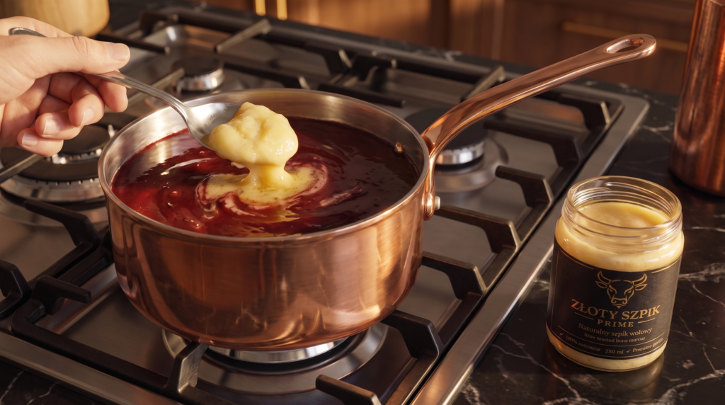 szpik wołowy - sauce bordelaise