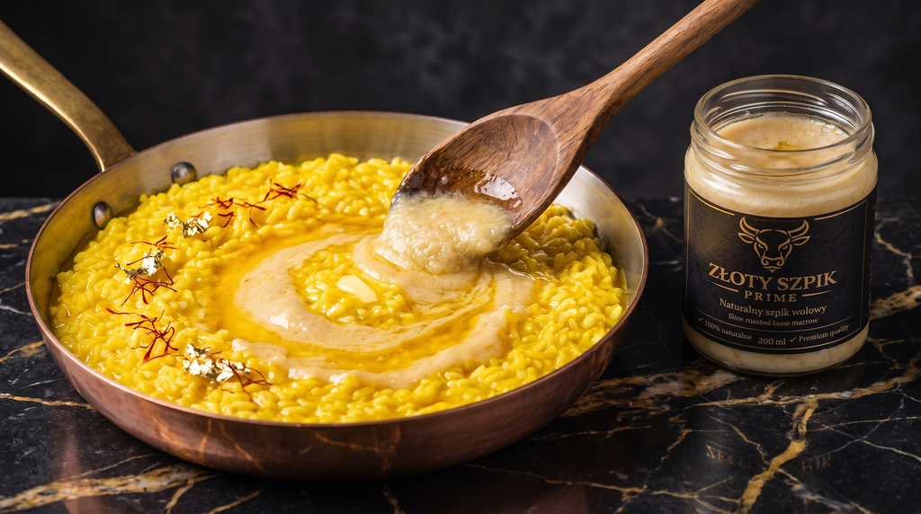 Szpik wołowy w domowej kuchni - risotto